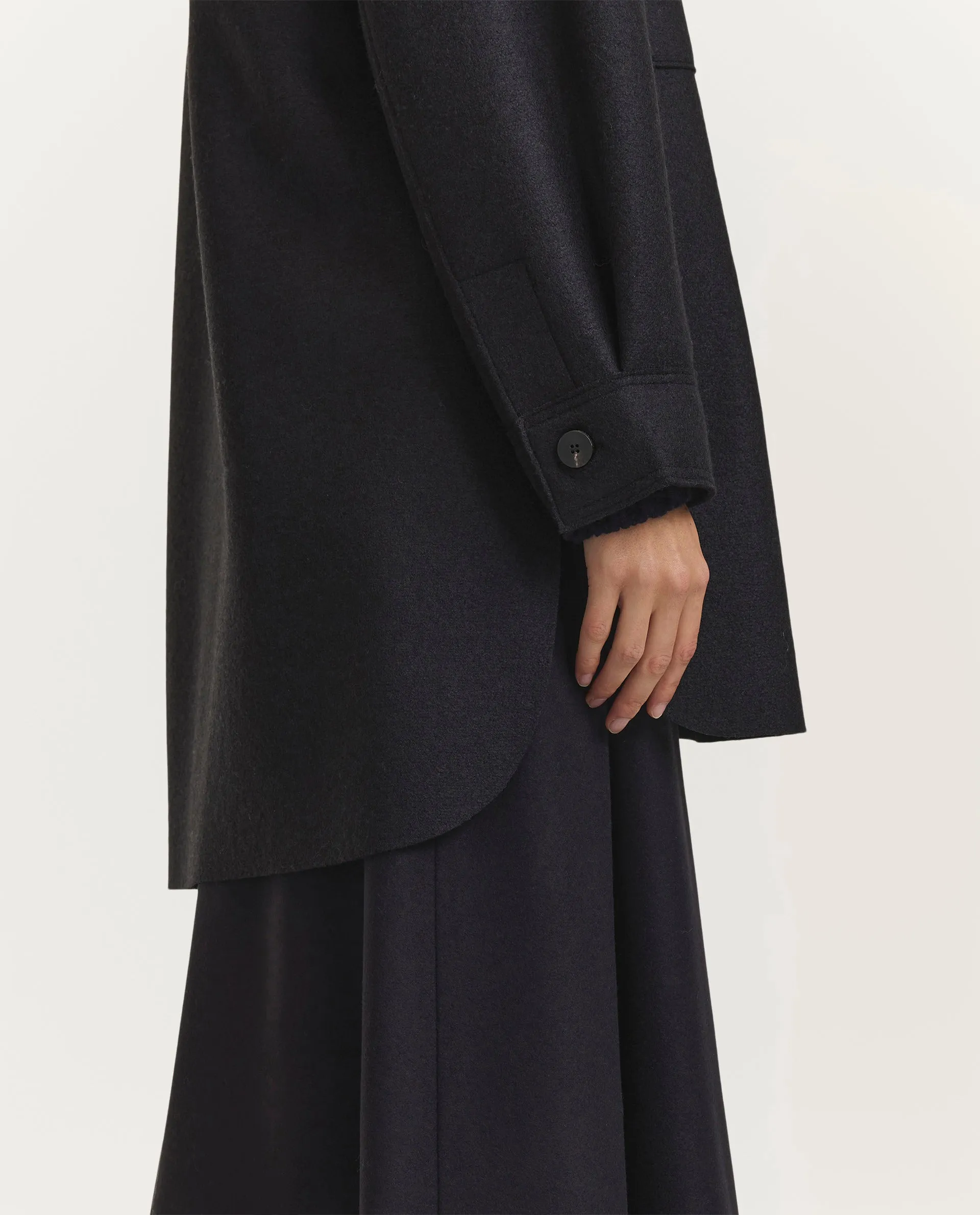 Wollen jas - Zwart sold by Pauw Amsterdam product image thumbnail 2