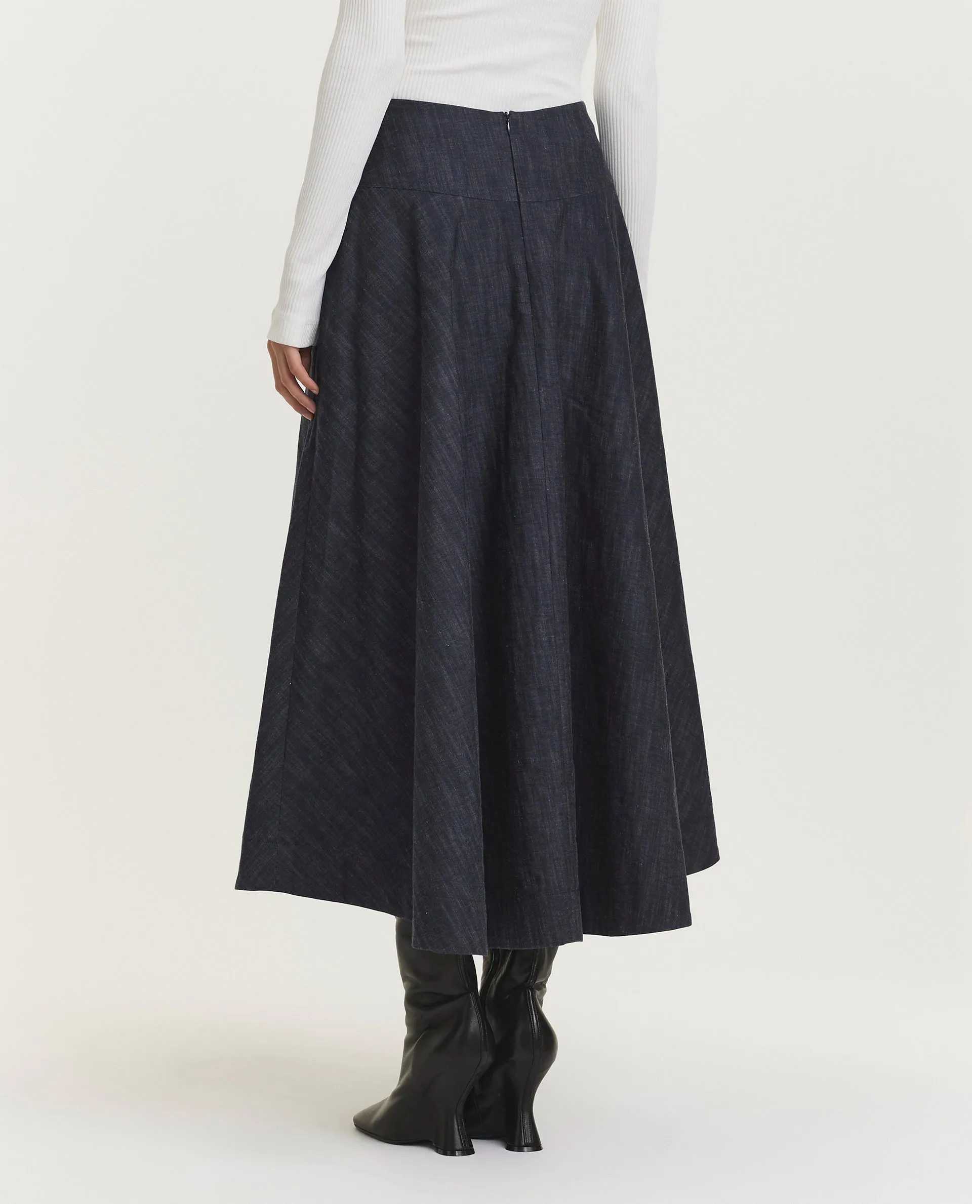 Katoenen rok - Donkerblauw sold by Pauw Amsterdam product image thumbnail 4