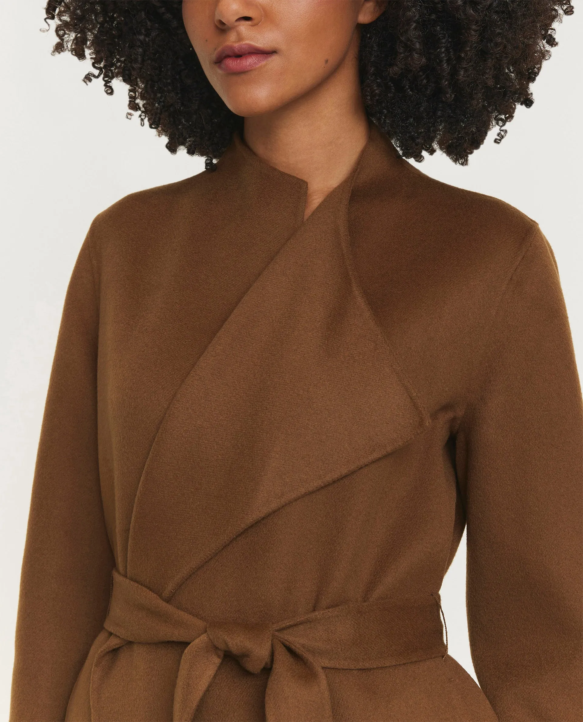 Double face cashmere jas - Bruin sold by Pauw Amsterdam product image thumbnail 2