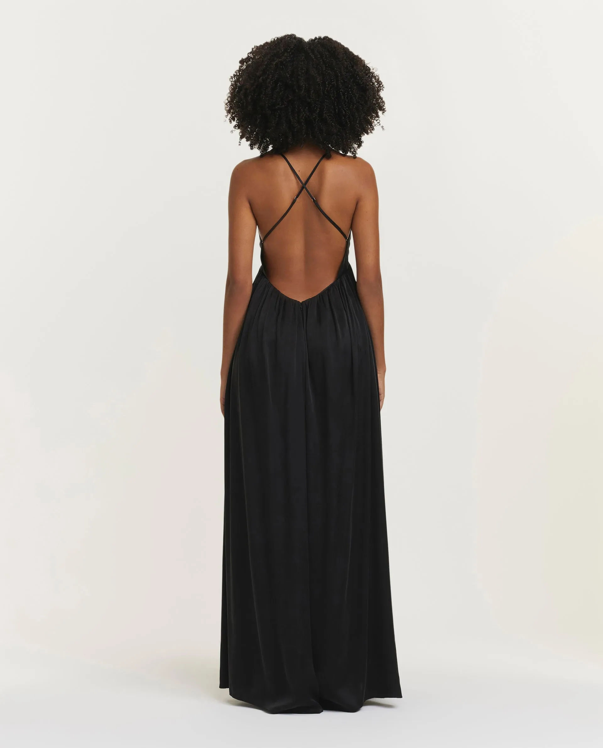 Zijden maxi jurk sold by Pauw Amsterdam product image thumbnail 5