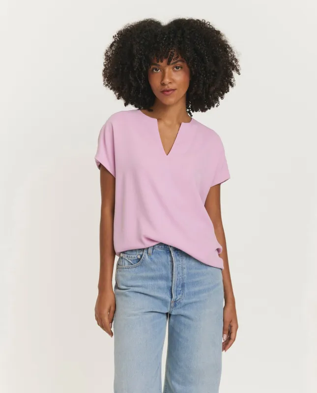 Top met v-hals - Roze sold by Pauw Amsterdam