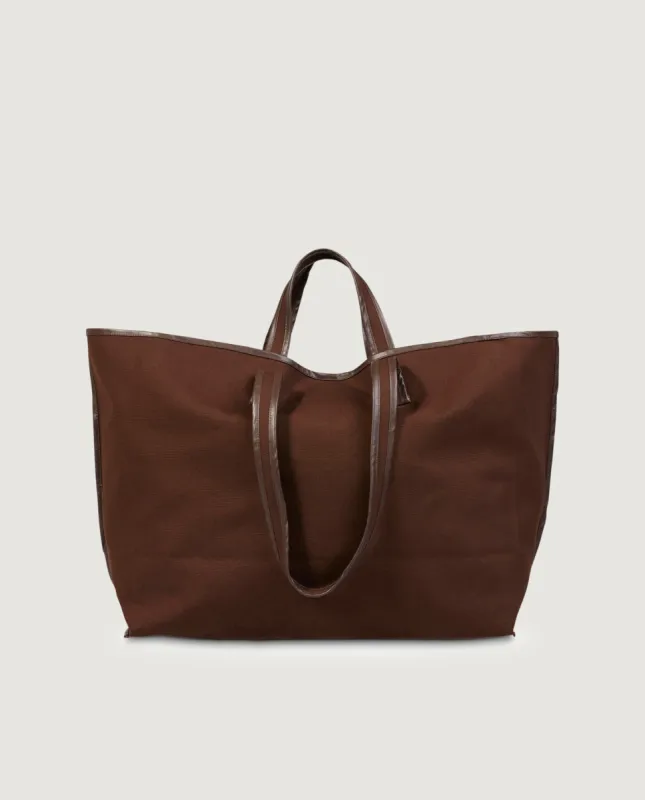 Canvas Shopper - Bruin sold by Pauw Amsterdam
