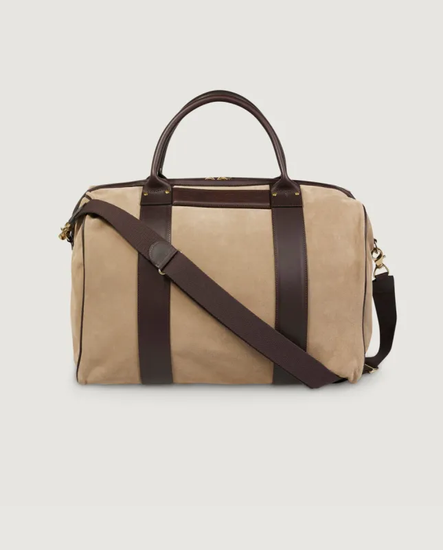 Suede Weekender sold by Pauw Amsterdam