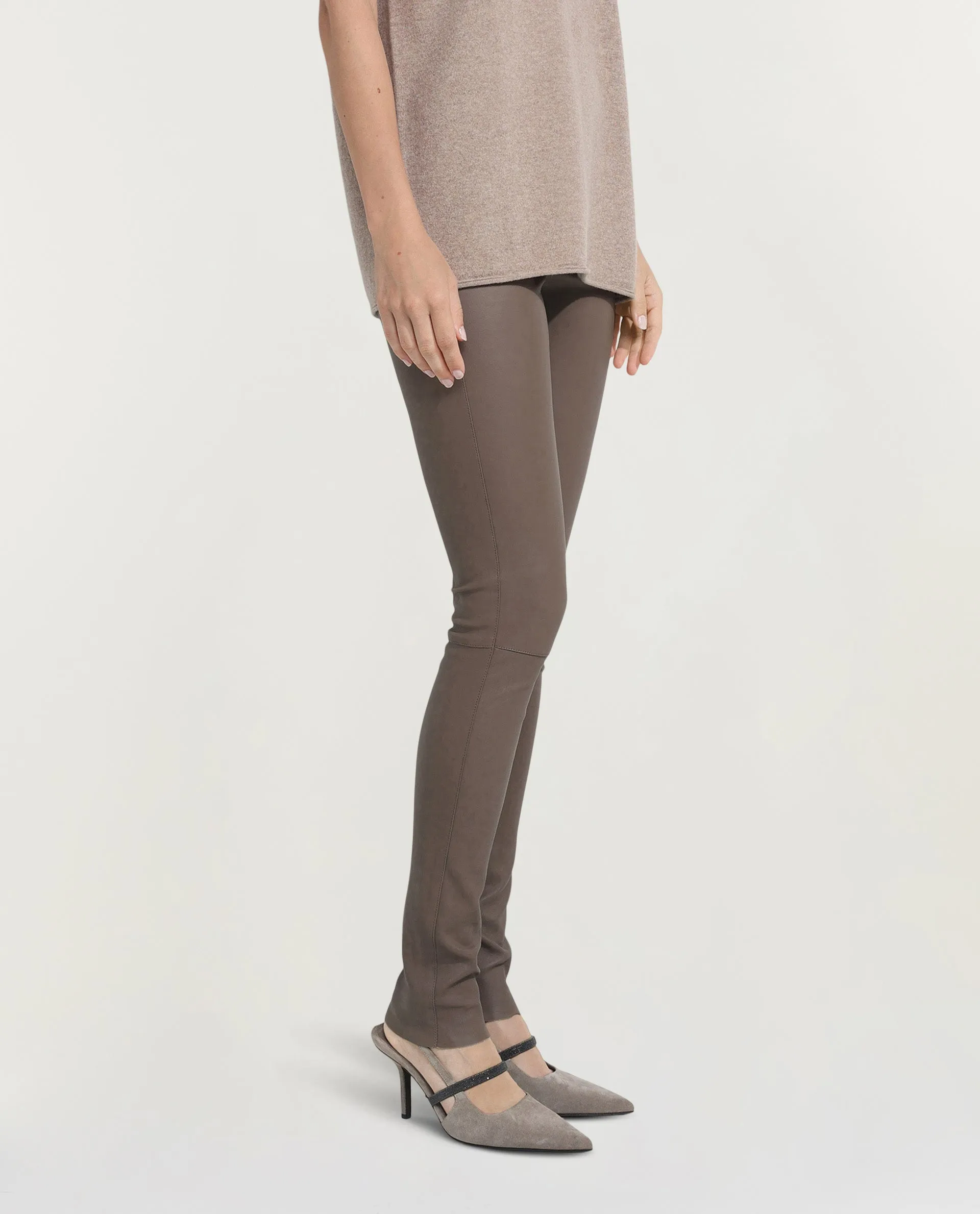 Leren legging - Bruin sold by Pauw Amsterdam product image thumbnail 3