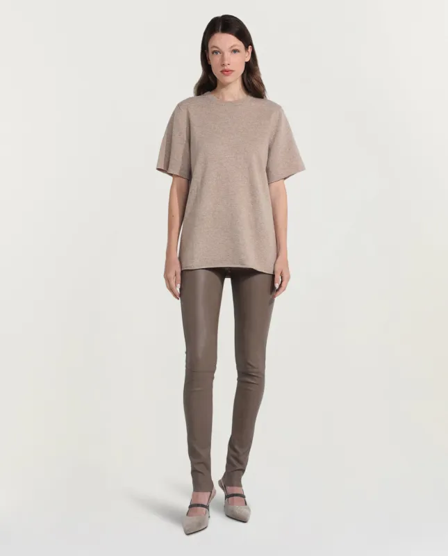 Leren legging - Bruin sold by Pauw Amsterdam