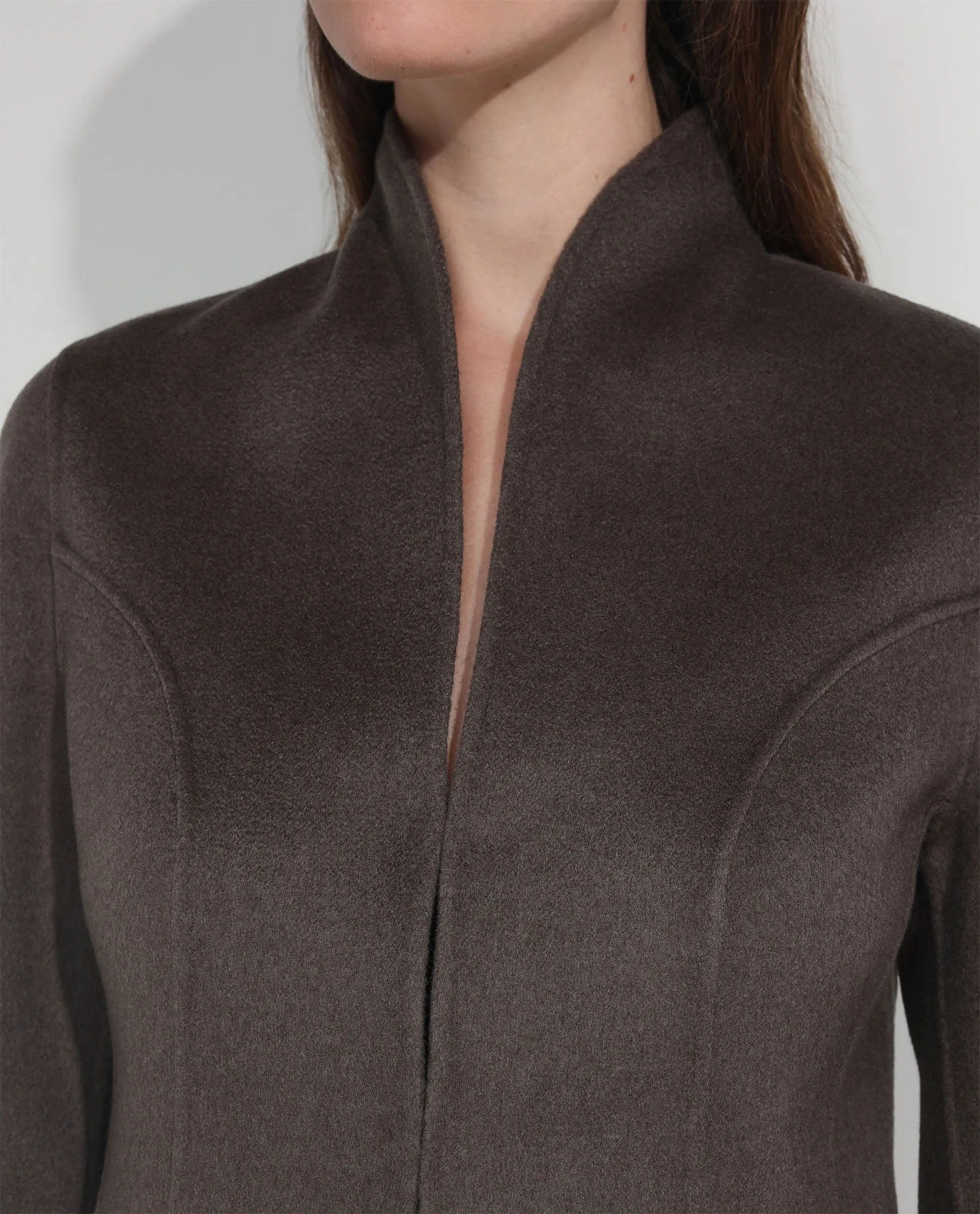 Korte double face cashmere blazer - Bruin sold by Pauw Amsterdam product image thumbnail 4