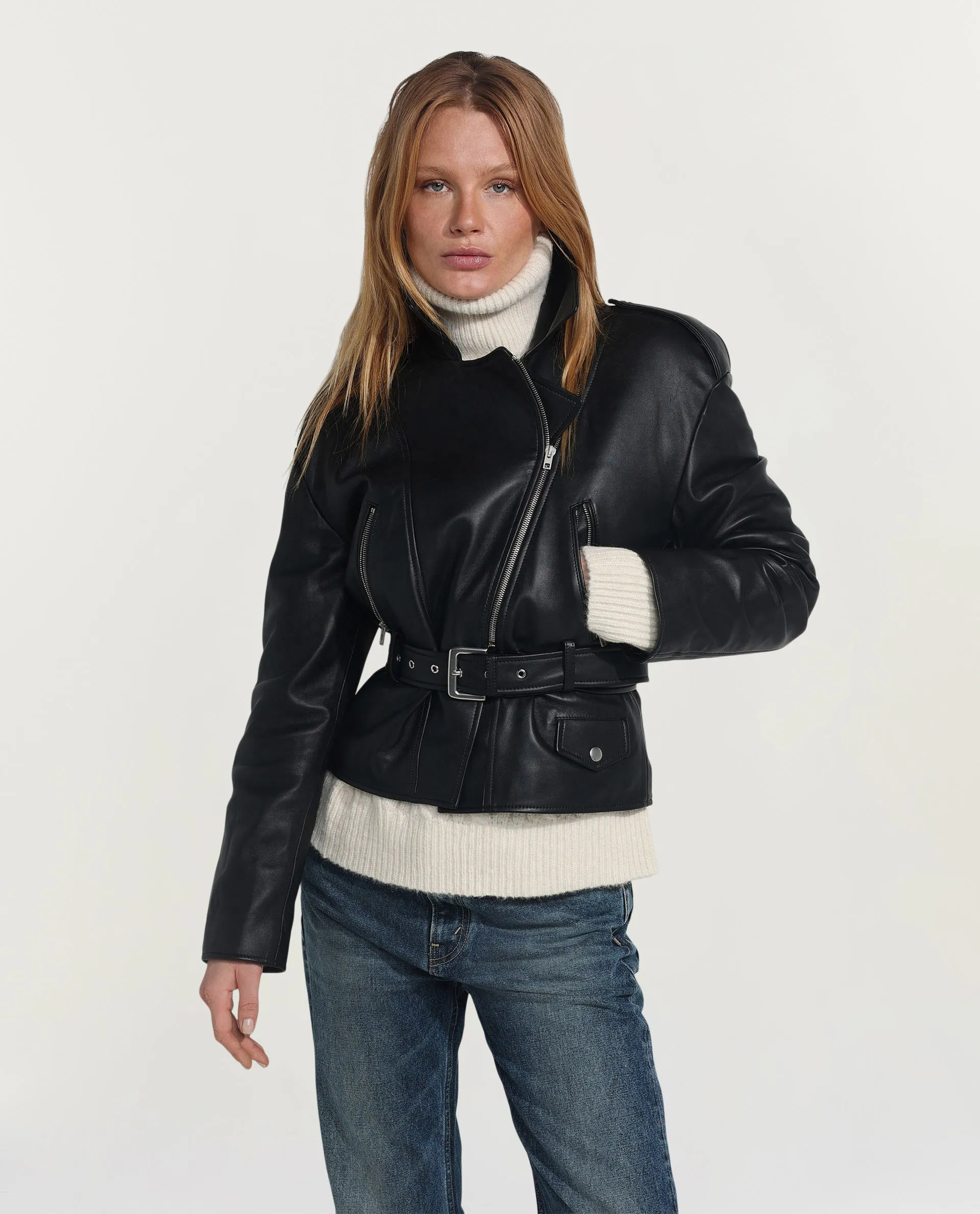 Leren jack sold by Pauw Amsterdam