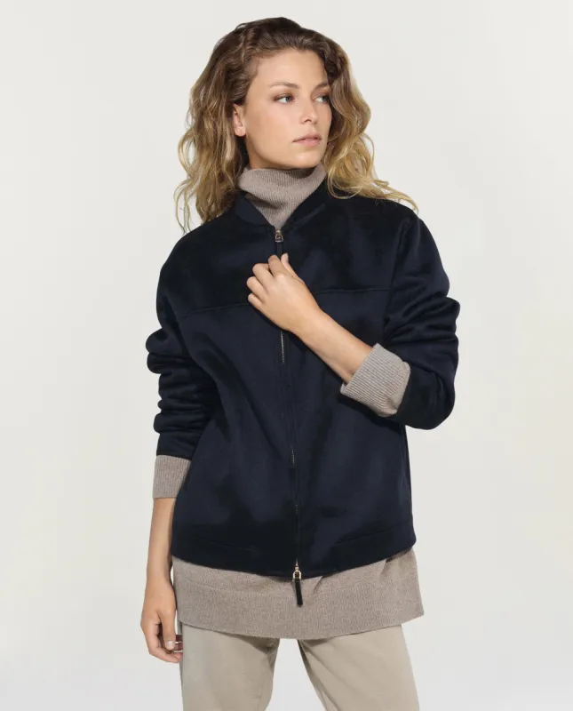 Wol-cashmere bomber jas sold by Pauw Amsterdam