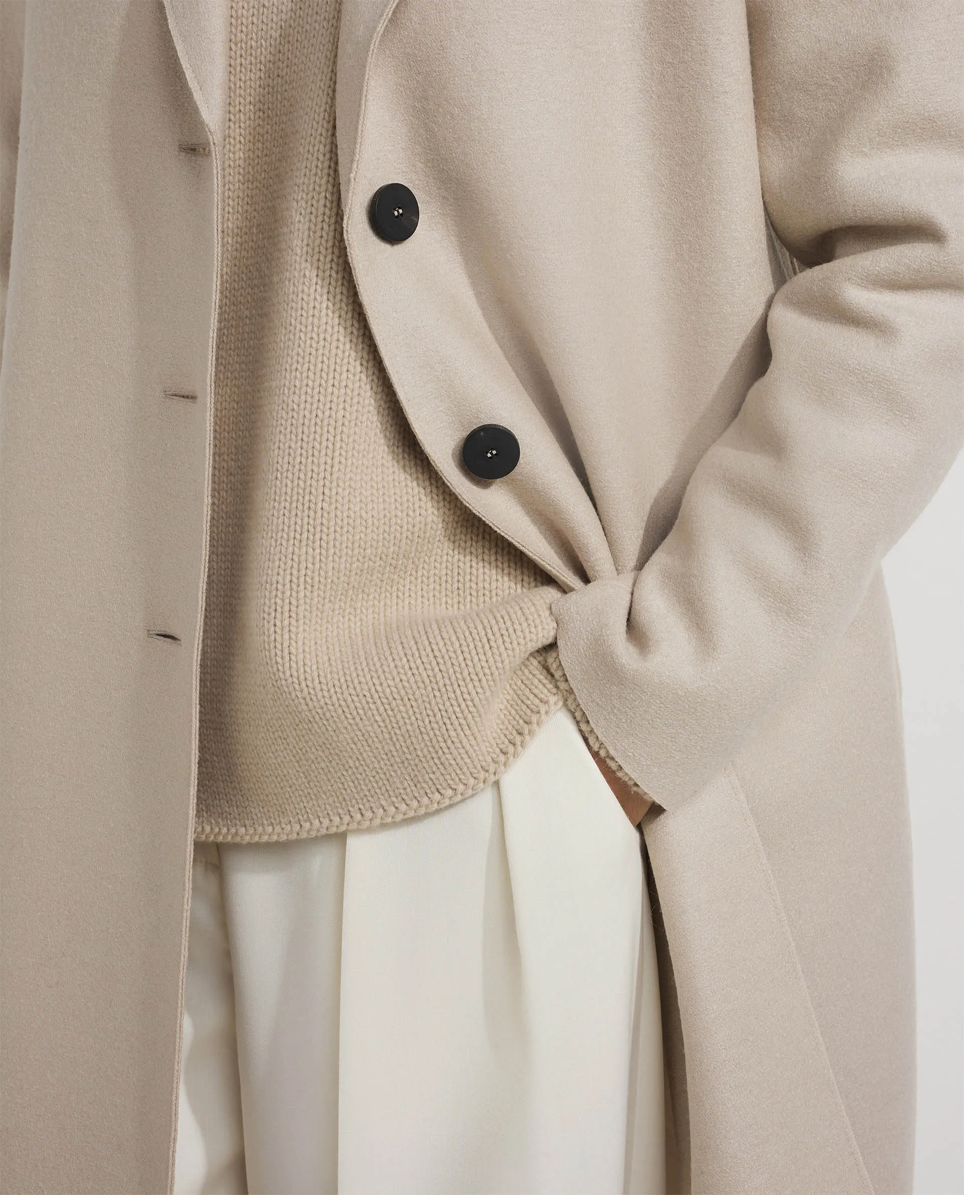 Overjas in geperst wol sold by Pauw Amsterdam product image thumbnail 4