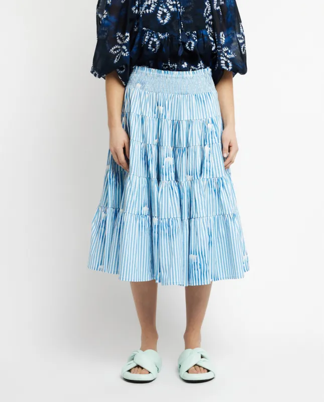 Katoenen midi rok sold by Pauw Amsterdam