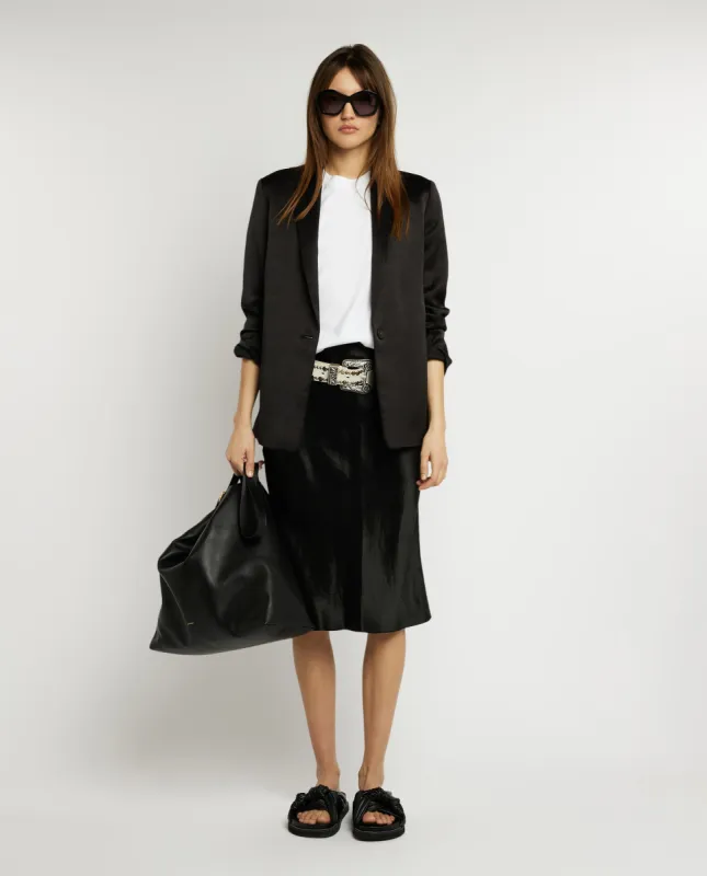 Satijnen blazer made by Vince