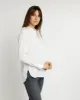 Zijden-stretch blouse - Wit sold by Pauw Amsterdam