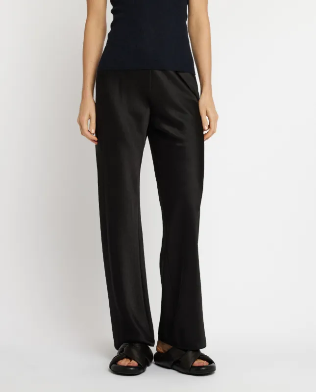 Wijde Satijnen Broek - Zwart sold by Pauw Amsterdam