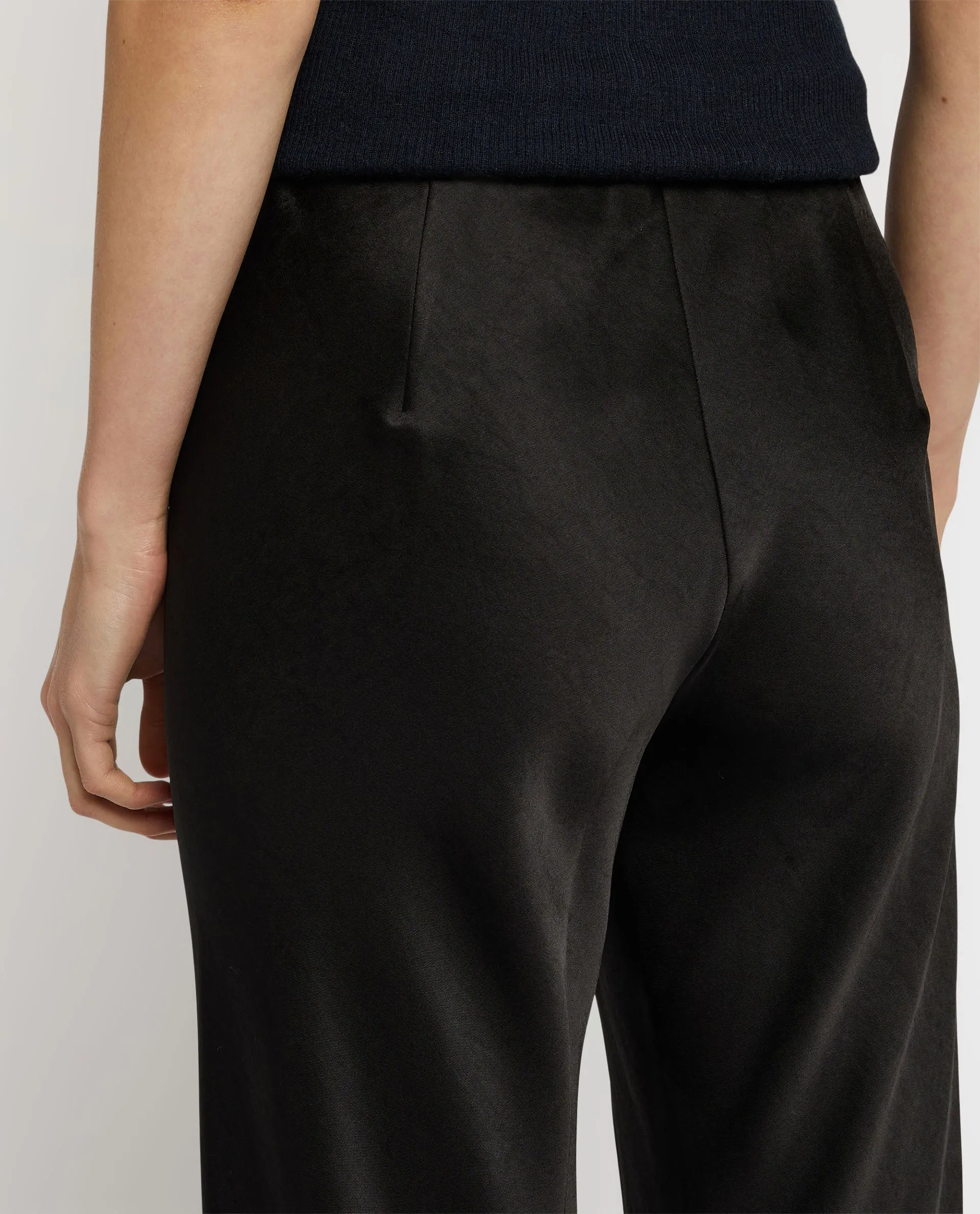 Wijde Satijnen Broek - Zwart sold by Pauw Amsterdam product image thumbnail 5