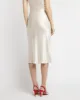 Satijnen Midi Rok - Ecru sold by Pauw Amsterdam