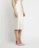 Satijnen Midi Rok - Ecru sold by Pauw Amsterdam