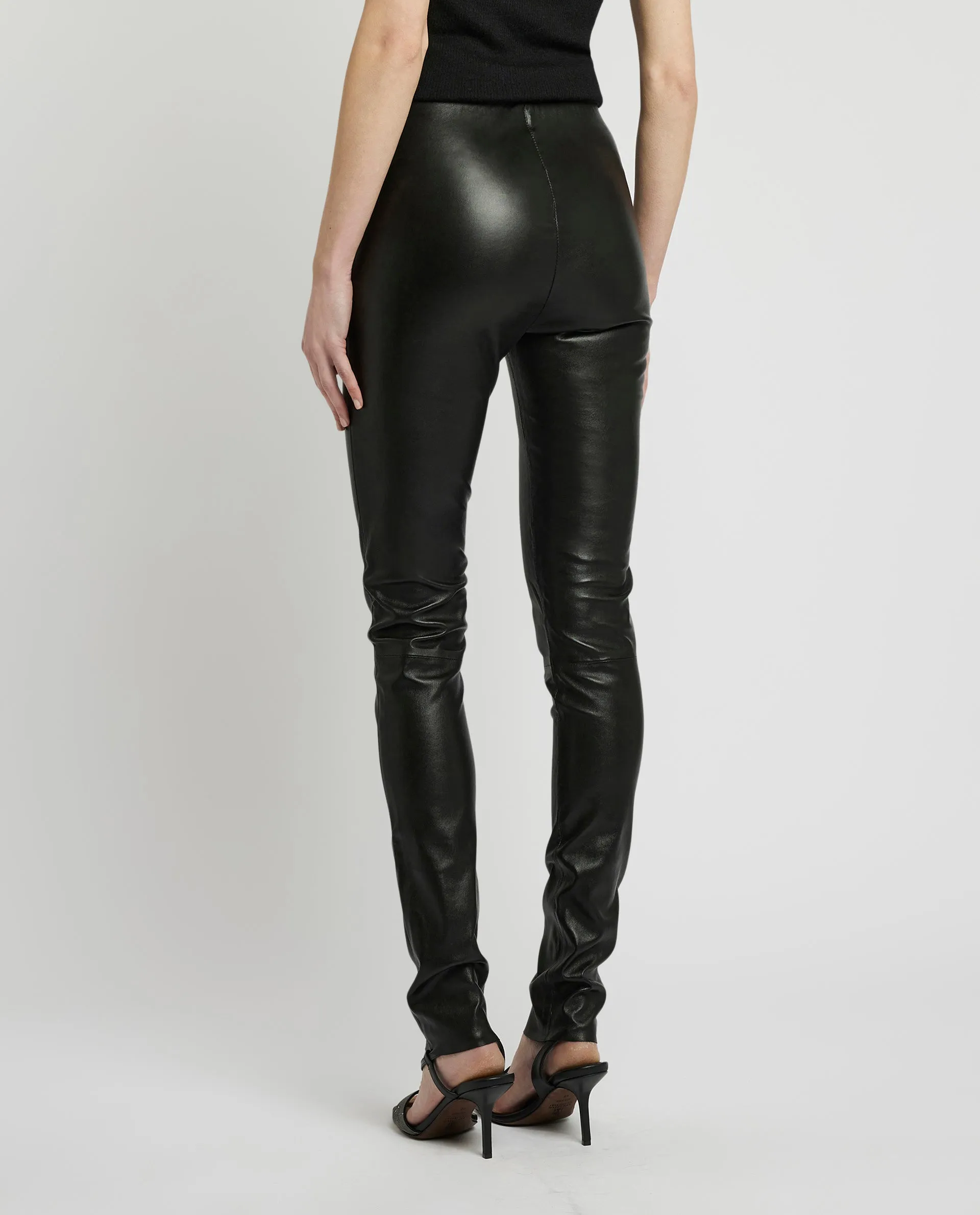 Leren legging - Zwart sold by Pauw Amsterdam product image thumbnail 3