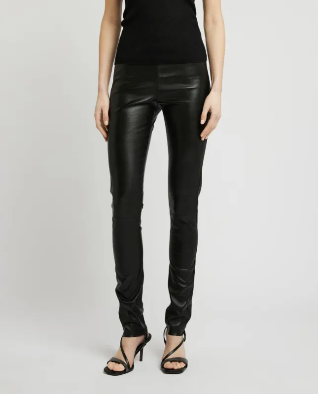 Leren legging - Zwart sold by Pauw Amsterdam