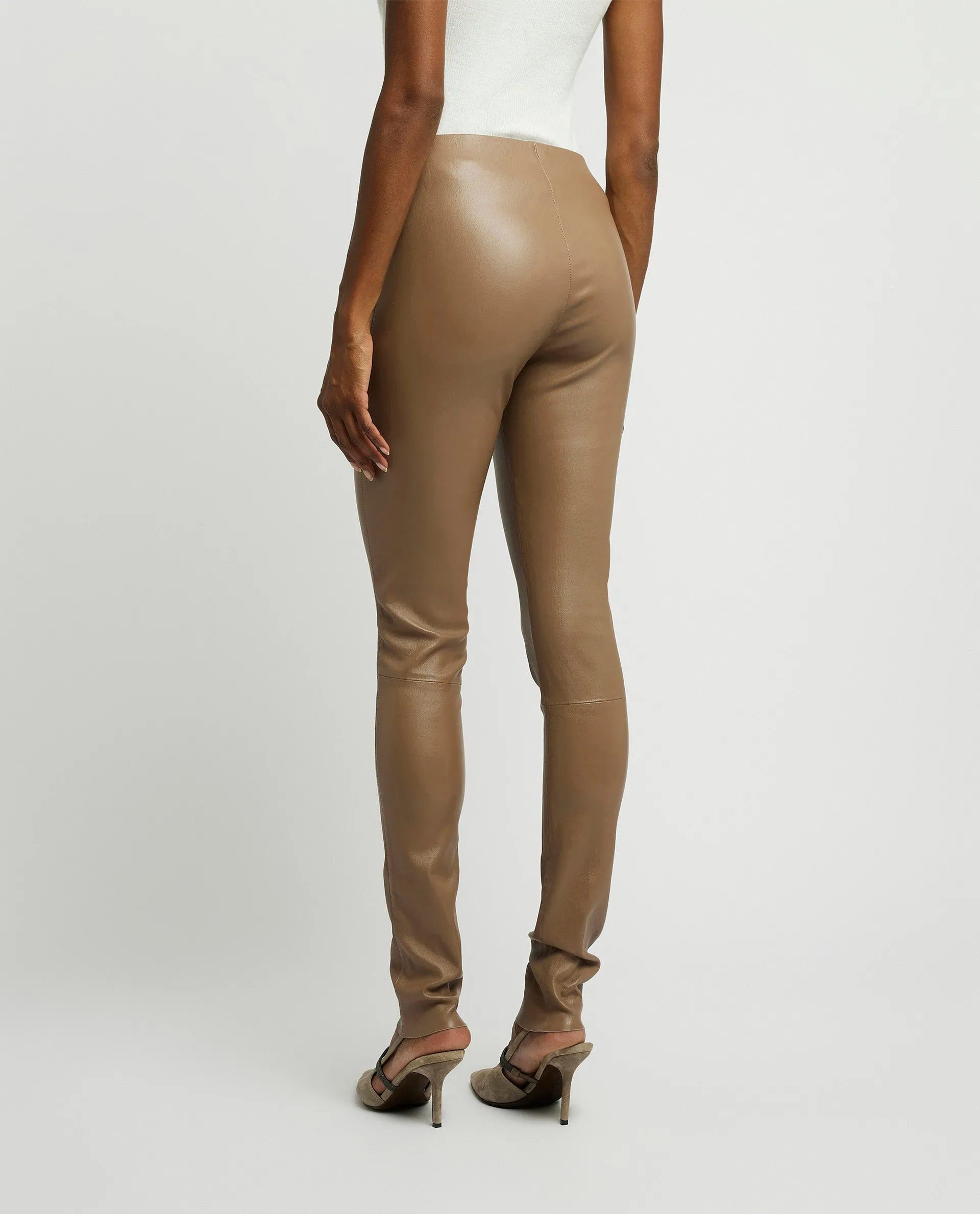 Leren legging - Bruin sold by Pauw Amsterdam product image thumbnail 3