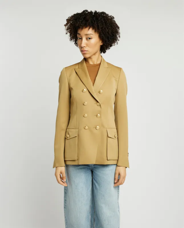 Double breasted blazer - Lichtbruin sold by Pauw Amsterdam