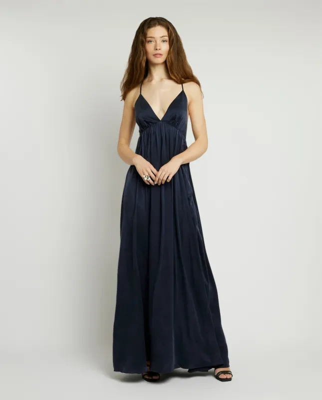 Zijden maxi jurk sold by Pauw Amsterdam