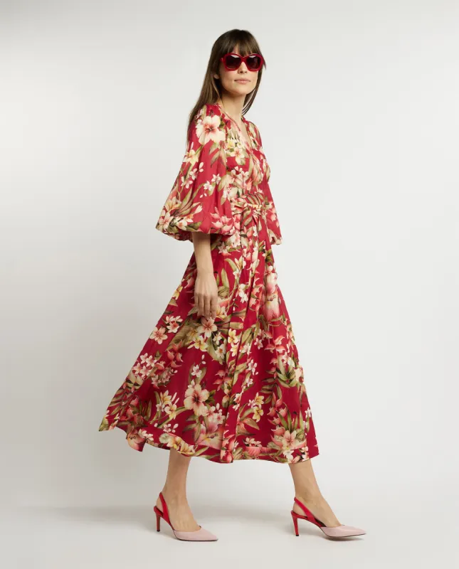 Linnen wikkeljurk sold by Pauw Amsterdam