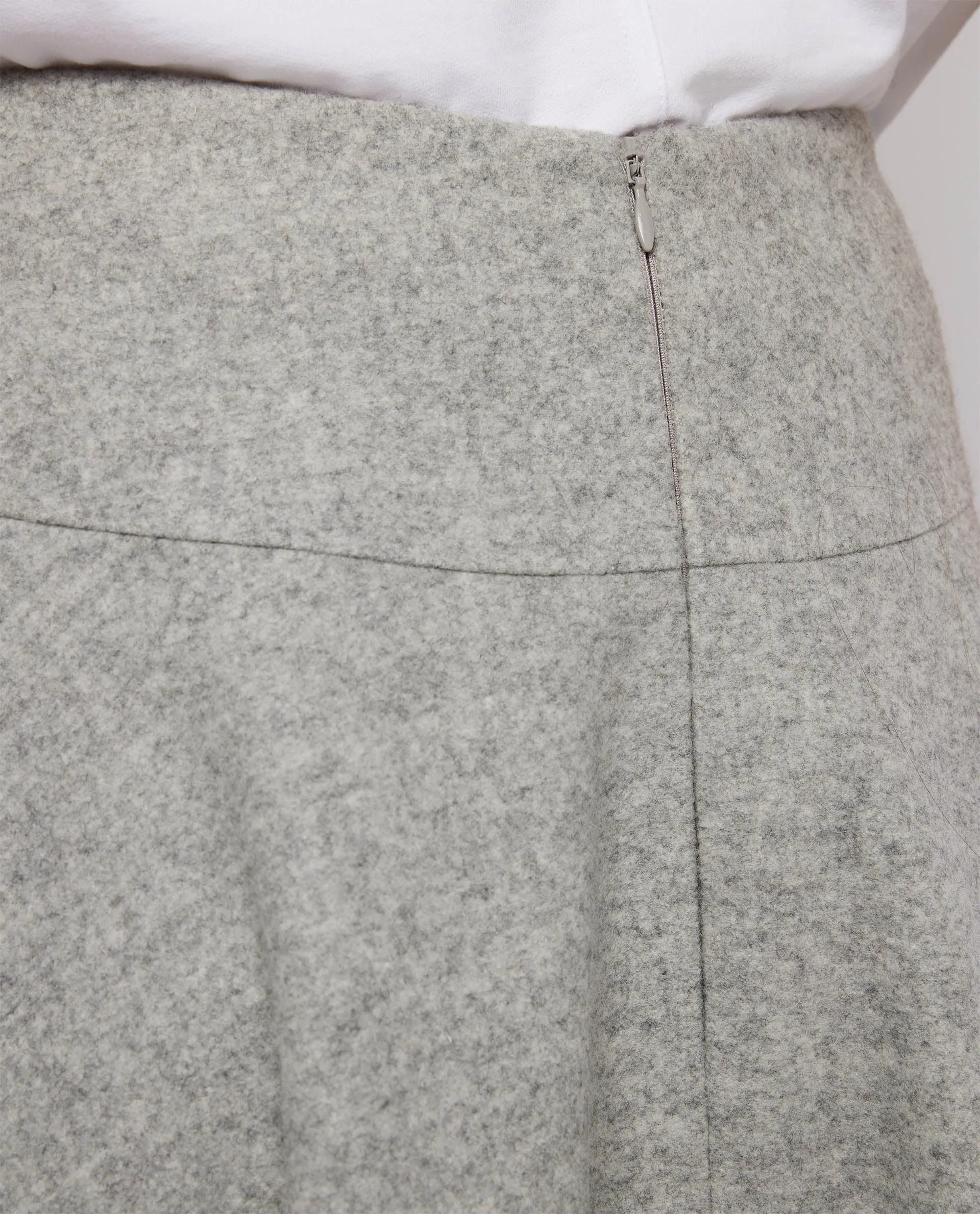 Wollen midi rok - Grijs sold by Pauw Amsterdam product image thumbnail 5