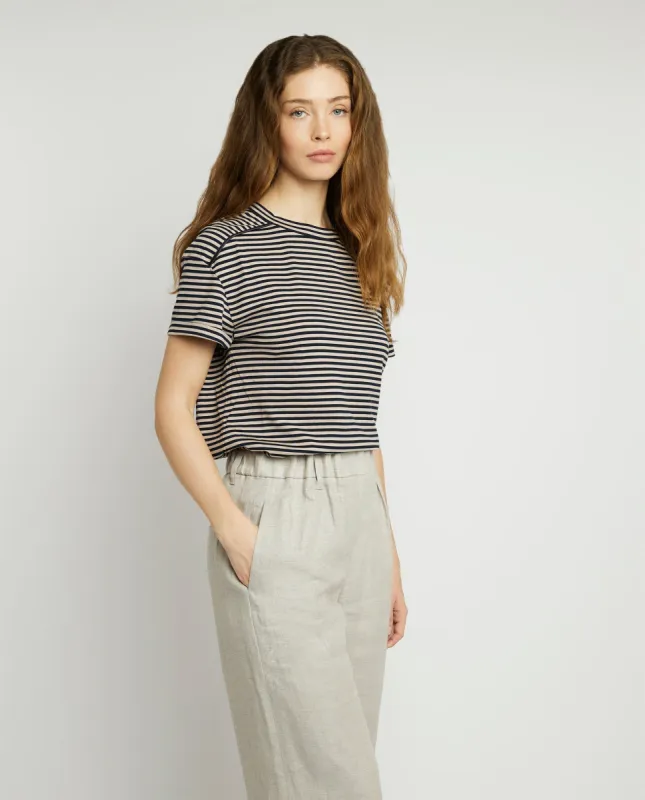 Katoenen T-shirt met monili made by Brunello Cucinelli