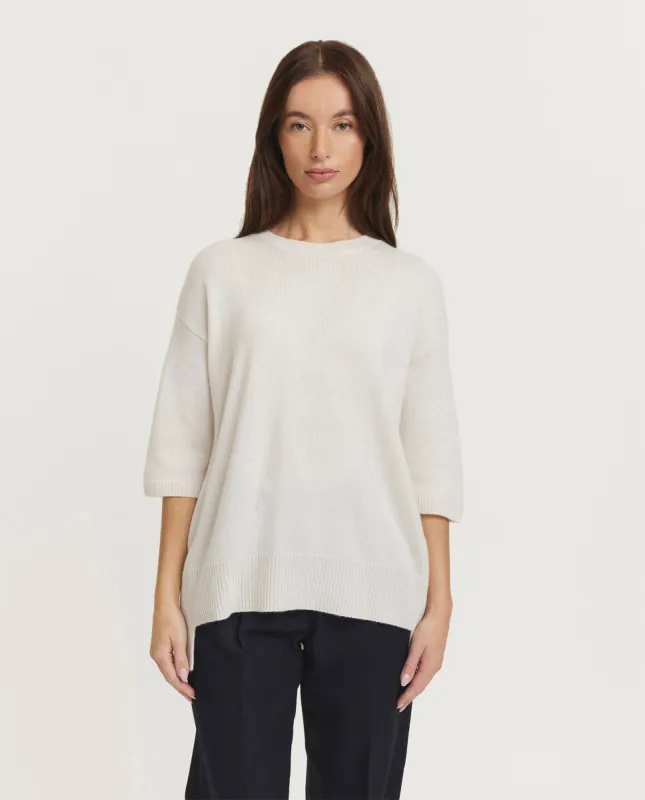 Cashmere Camille trui - Ecru sold by Pauw Amsterdam