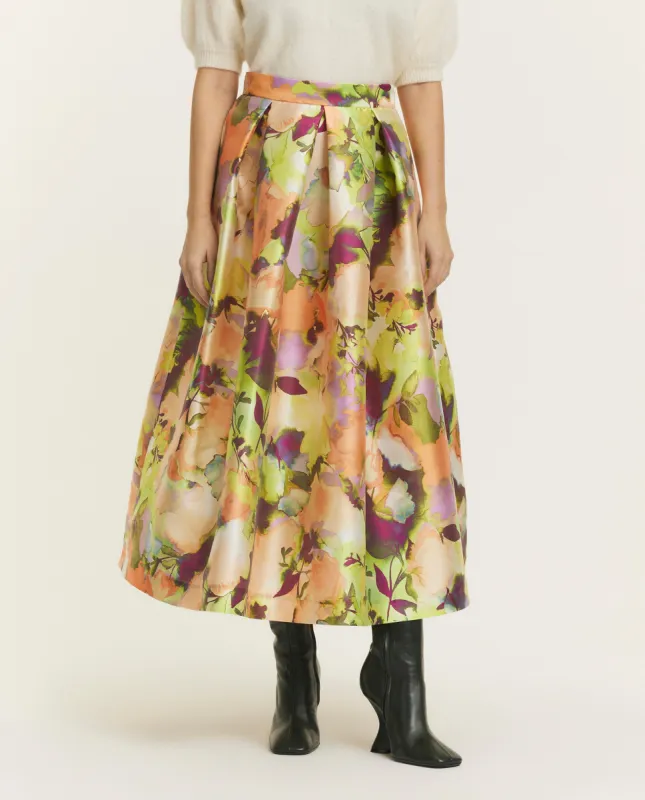 Volumineuze midi rok sold by Pauw Amsterdam