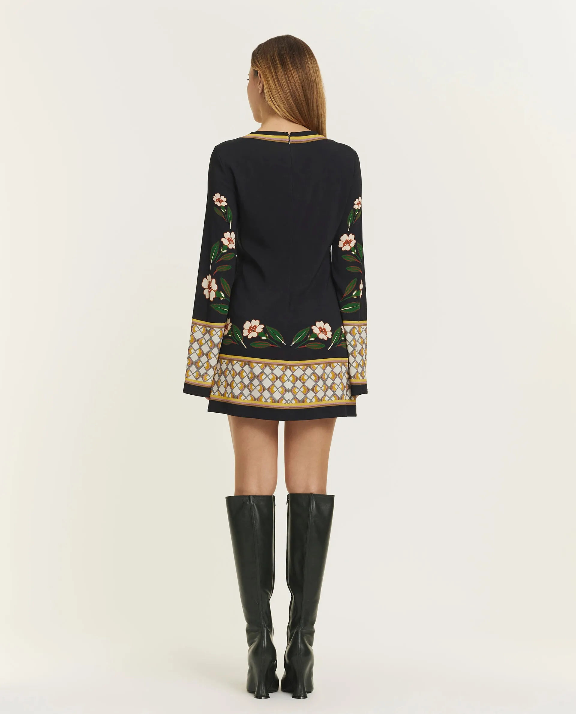 Satijnen jurk - Zwart sold by Pauw Amsterdam product image thumbnail 5