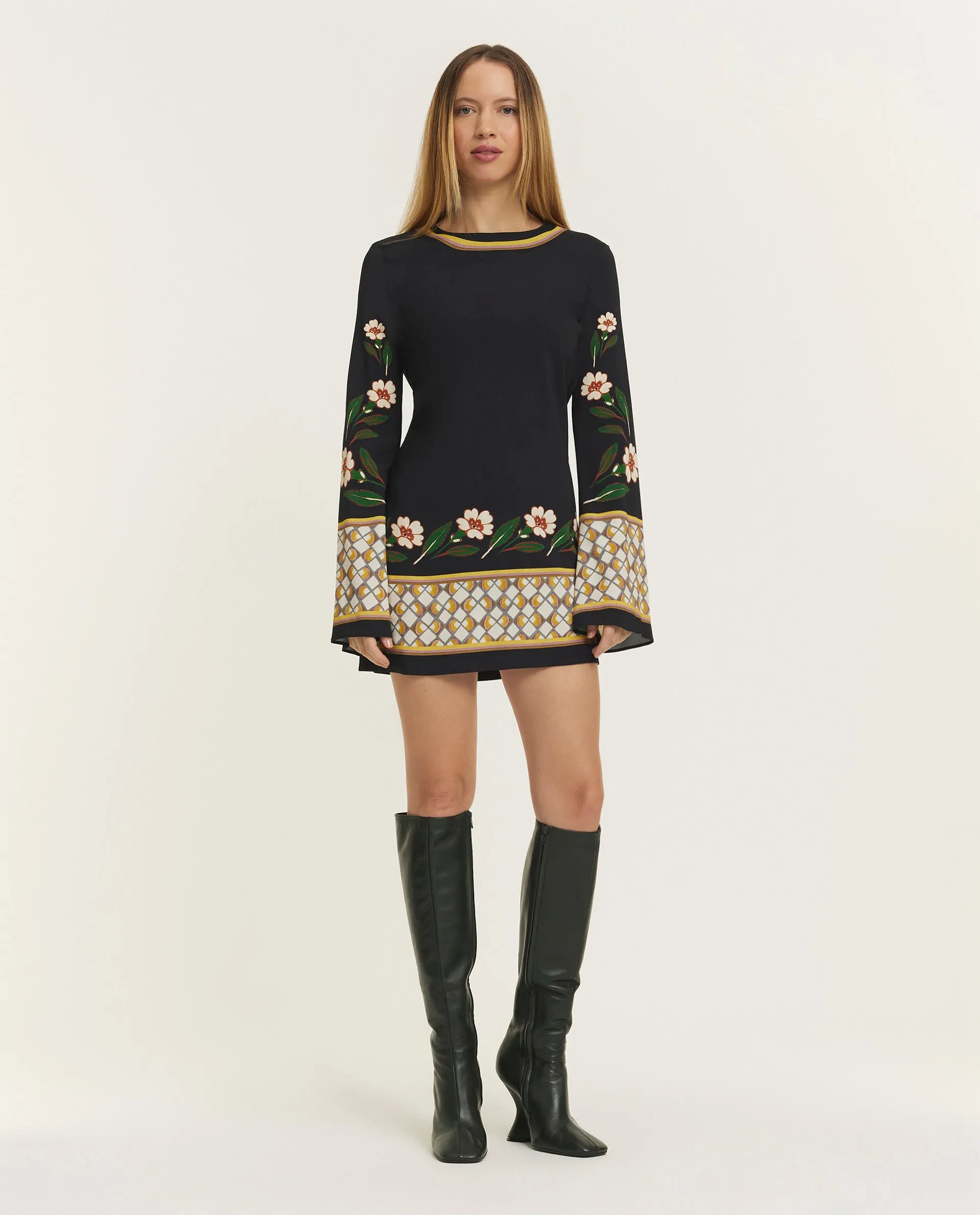 Satijnen jurk - Zwart sold by Pauw Amsterdam