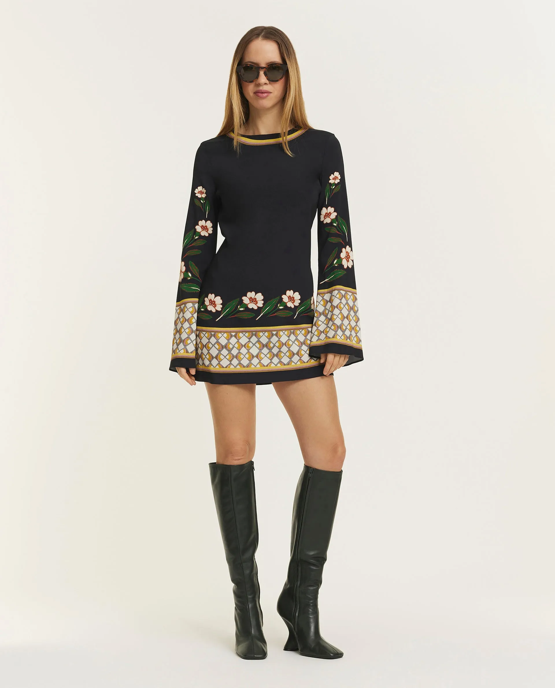 Satijnen jurk - Zwart sold by Pauw Amsterdam product image thumbnail 3