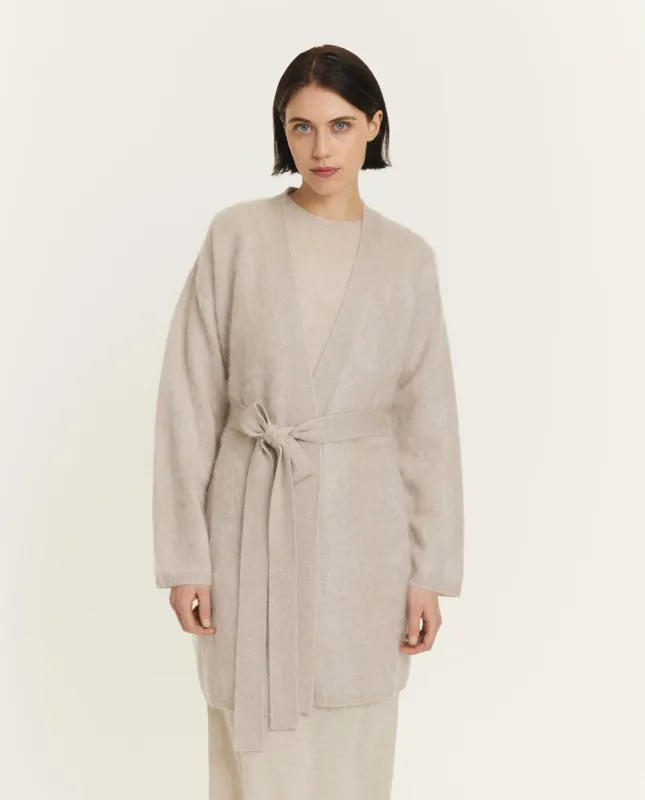 Cashmere Amina vest  - Lichtgrijs sold by Pauw Amsterdam