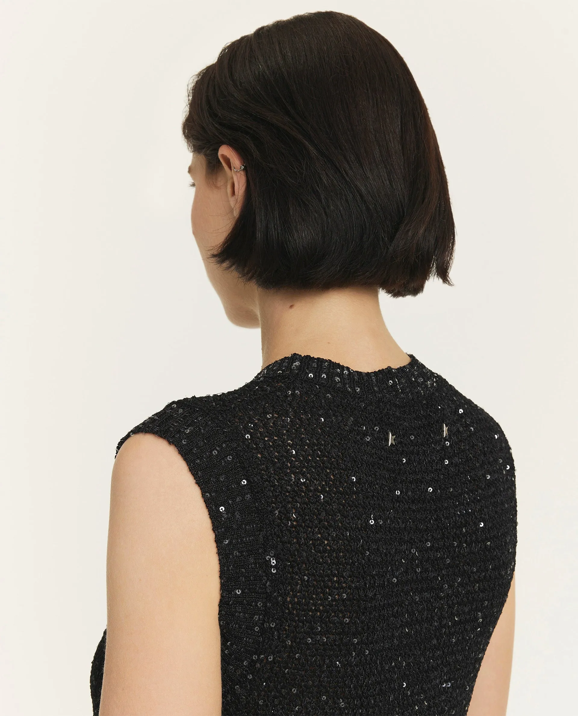 Gebreide top met pailletten sold by Pauw Amsterdam product image thumbnail 2