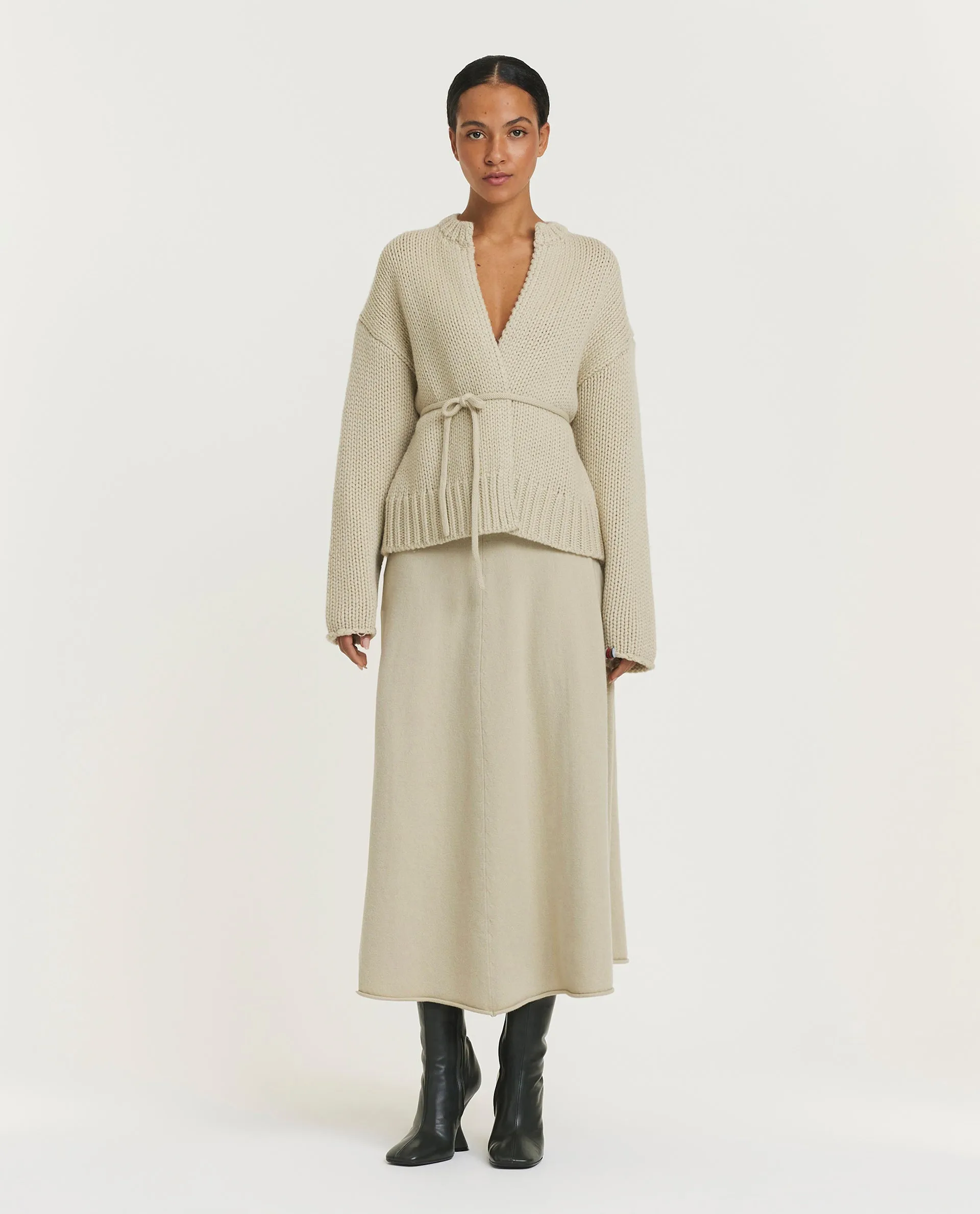 Cashmere midi rok sold by Pauw Amsterdam product image thumbnail 3