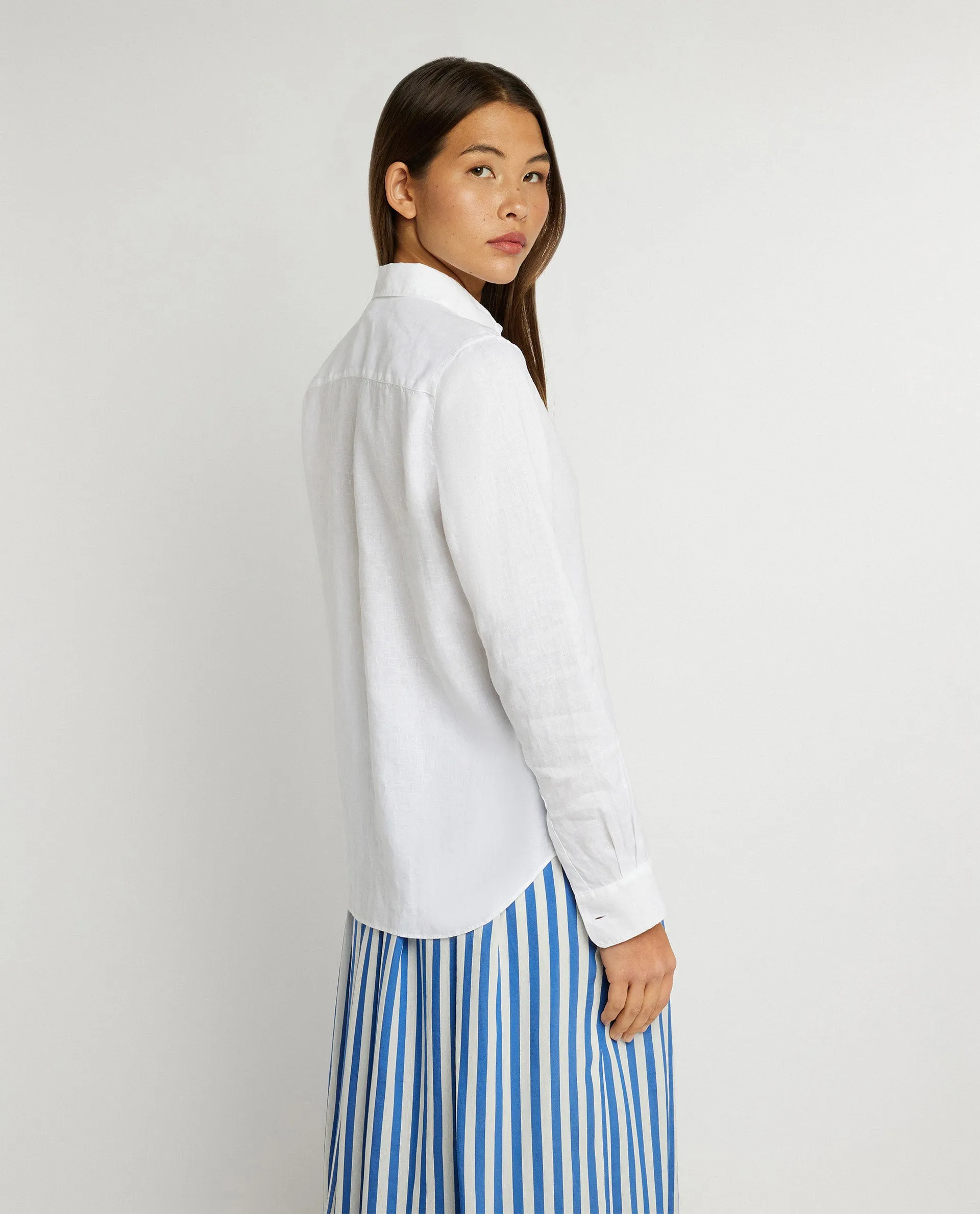 Linnen Blouse - Wit sold by Pauw Amsterdam product image thumbnail 3