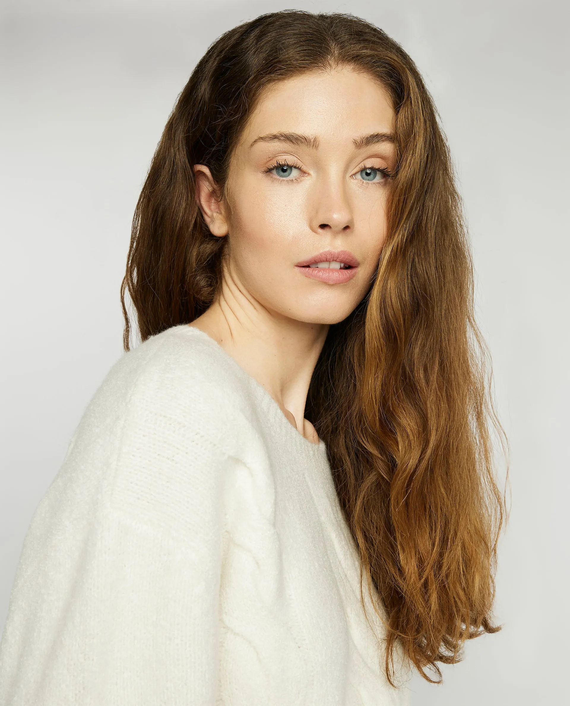 Cashmere kabeltrui - Ecru sold by Pauw Amsterdam product image thumbnail 5