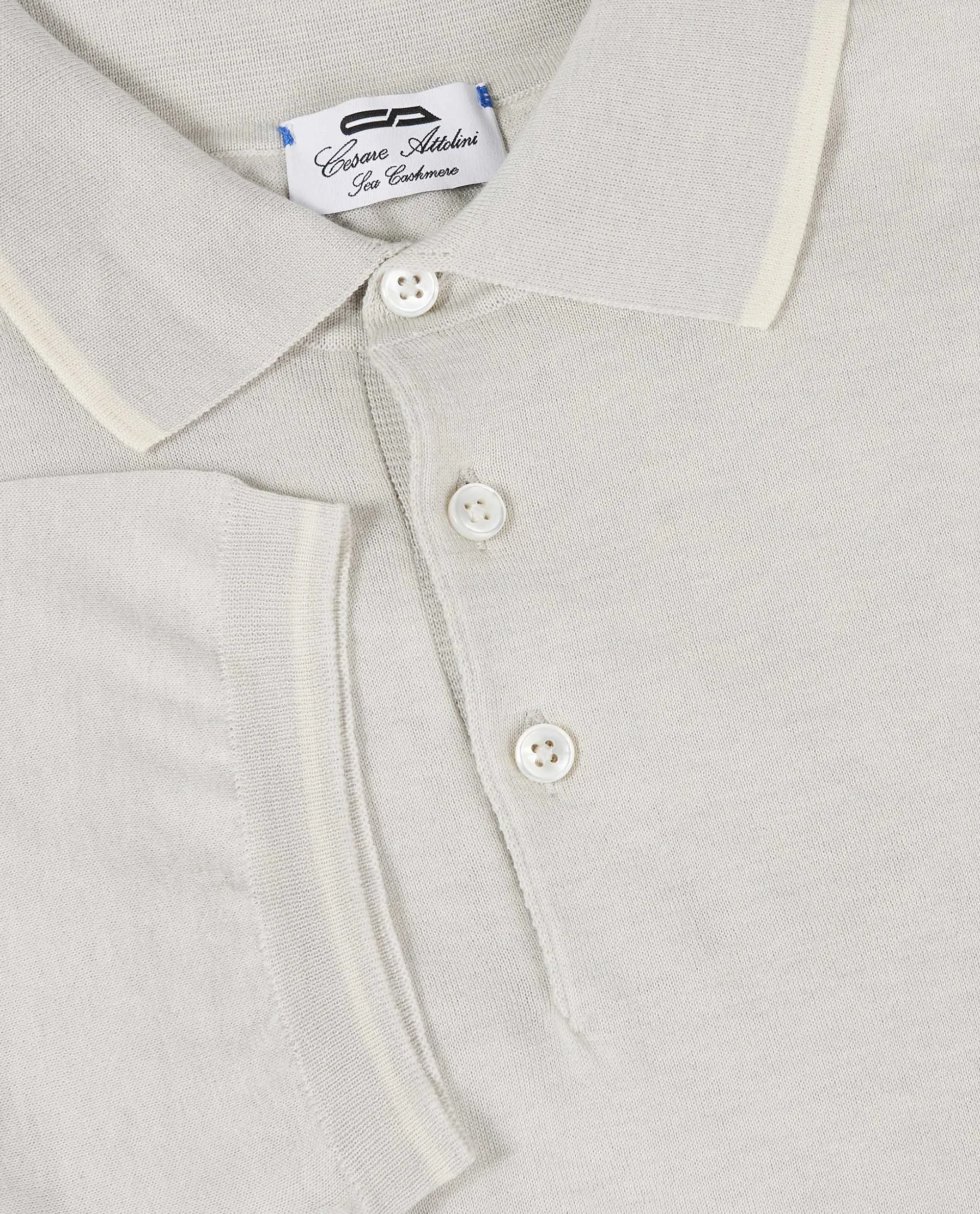 Katoen Cashmere Poloshirt sold by Pauw Amsterdam product image thumbnail 3