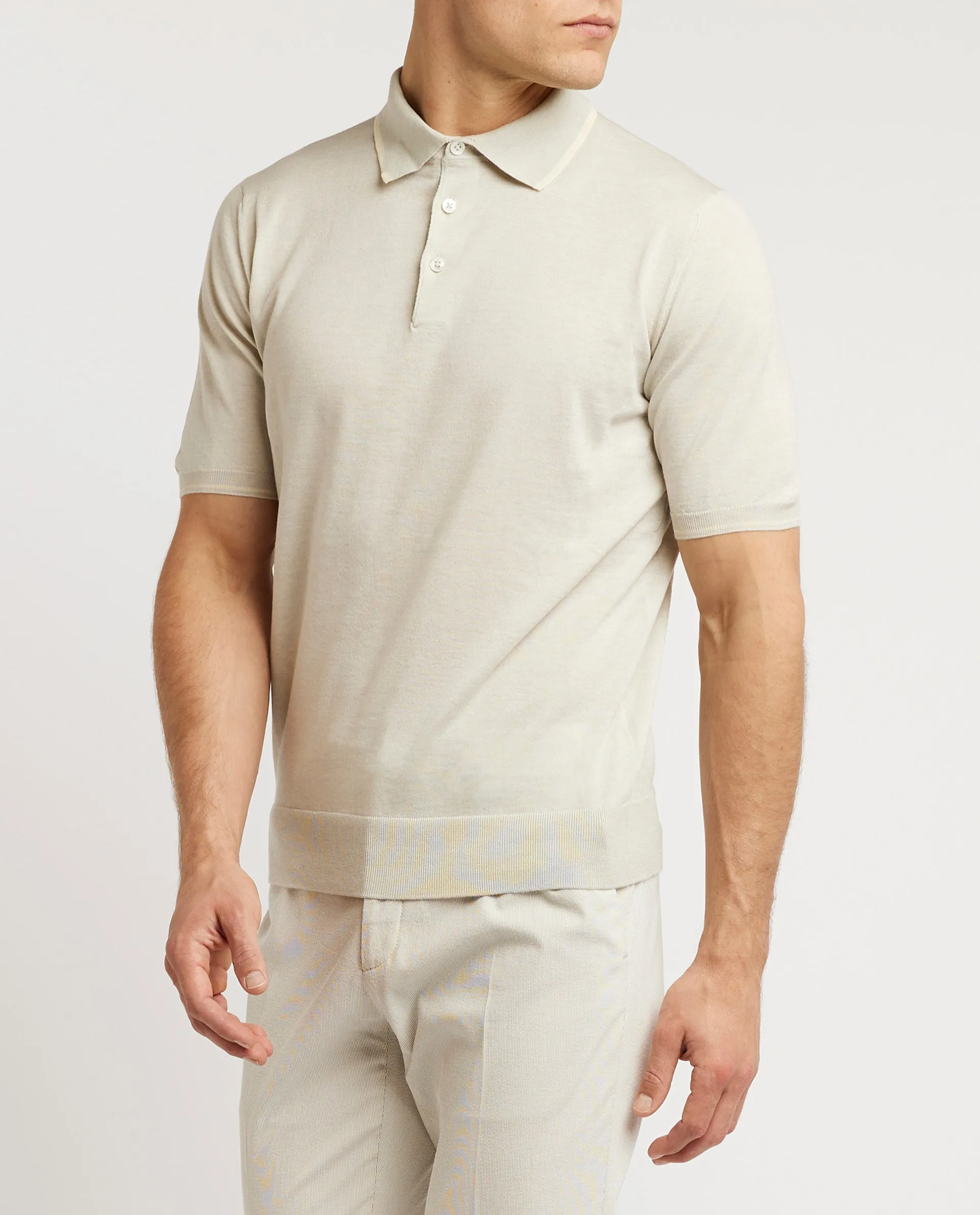 Katoen Cashmere Poloshirt sold by Pauw Amsterdam product image thumbnail 2