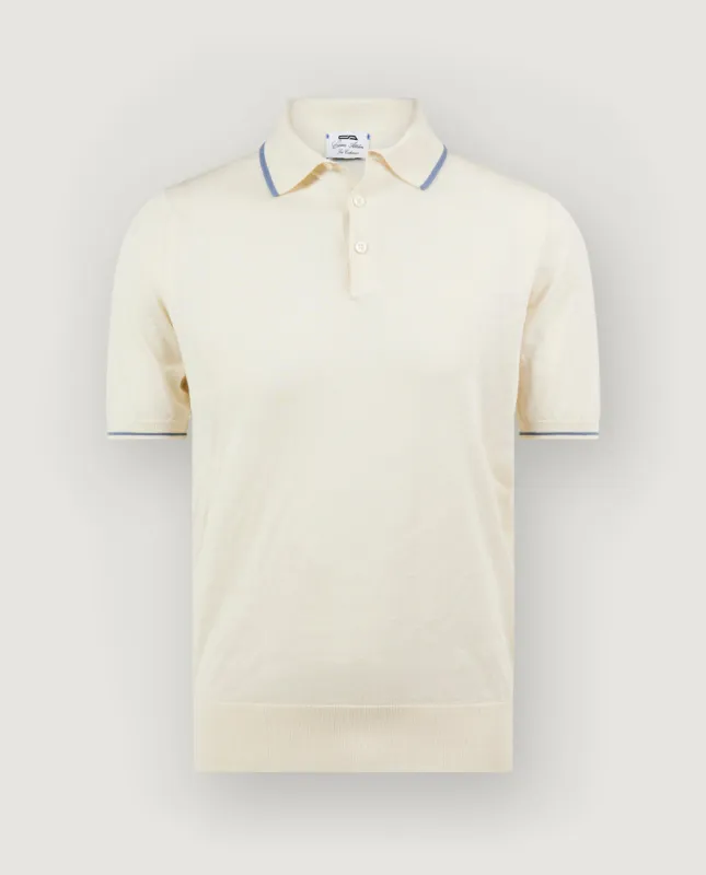Katoen Cashmere Poloshirt sold by Pauw Amsterdam
