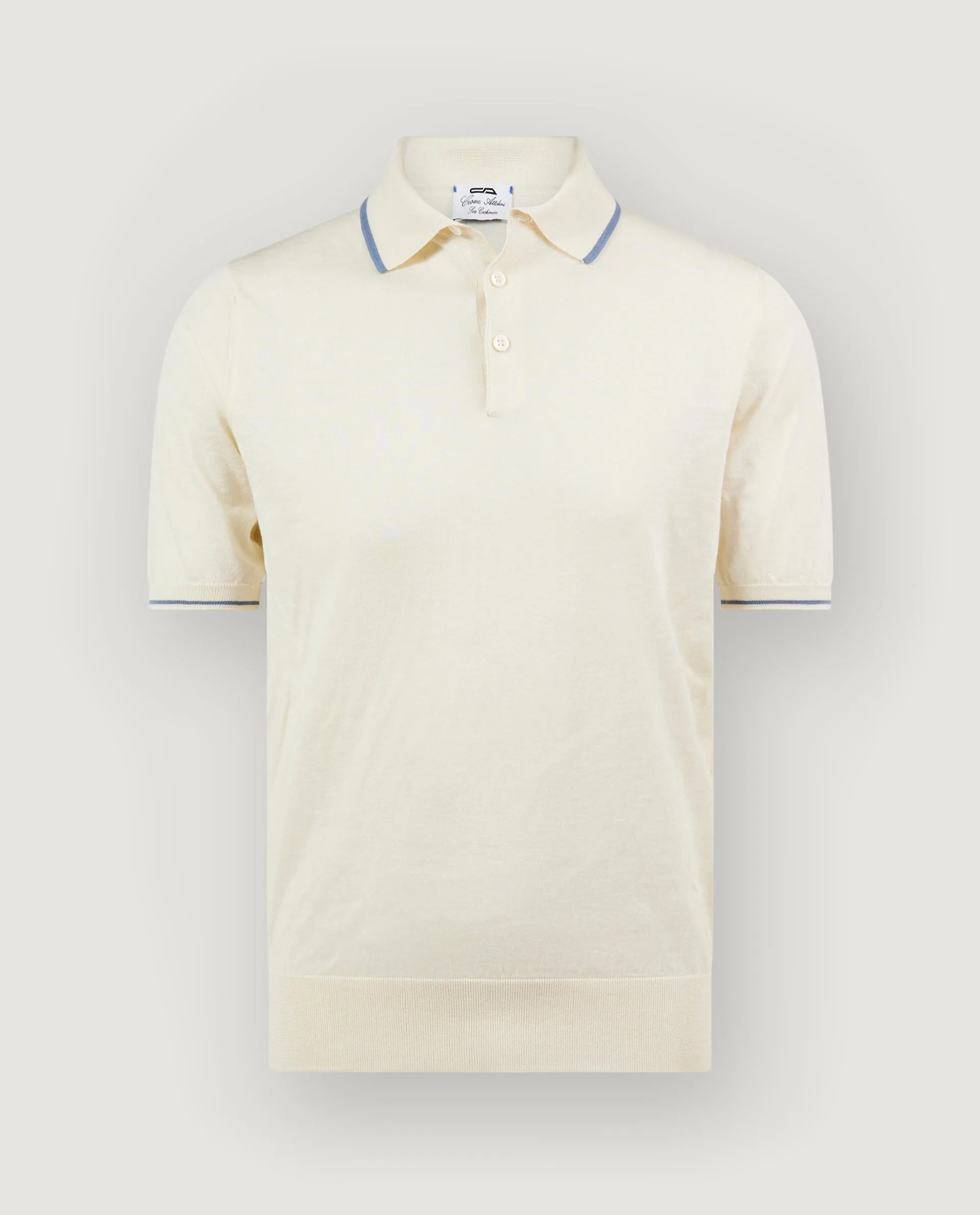 Katoen Cashmere Poloshirt sold by Pauw Amsterdam
