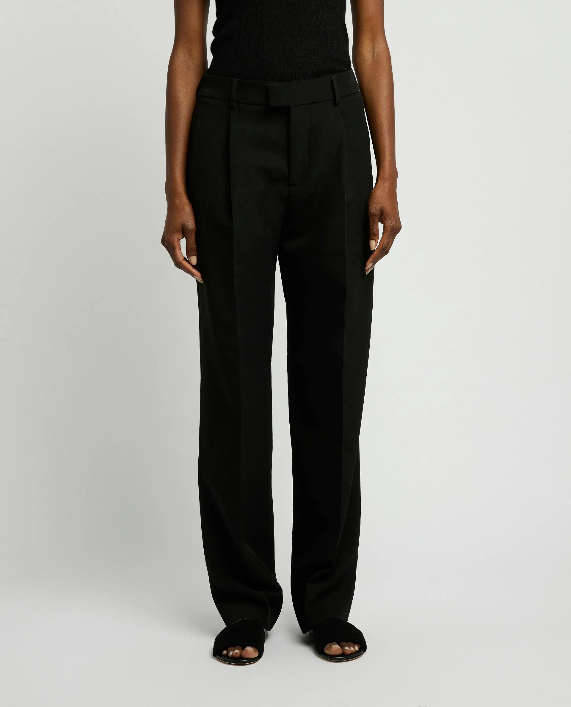 Wijde broek - Zwart sold by Pauw Amsterdam product image thumbnail 2