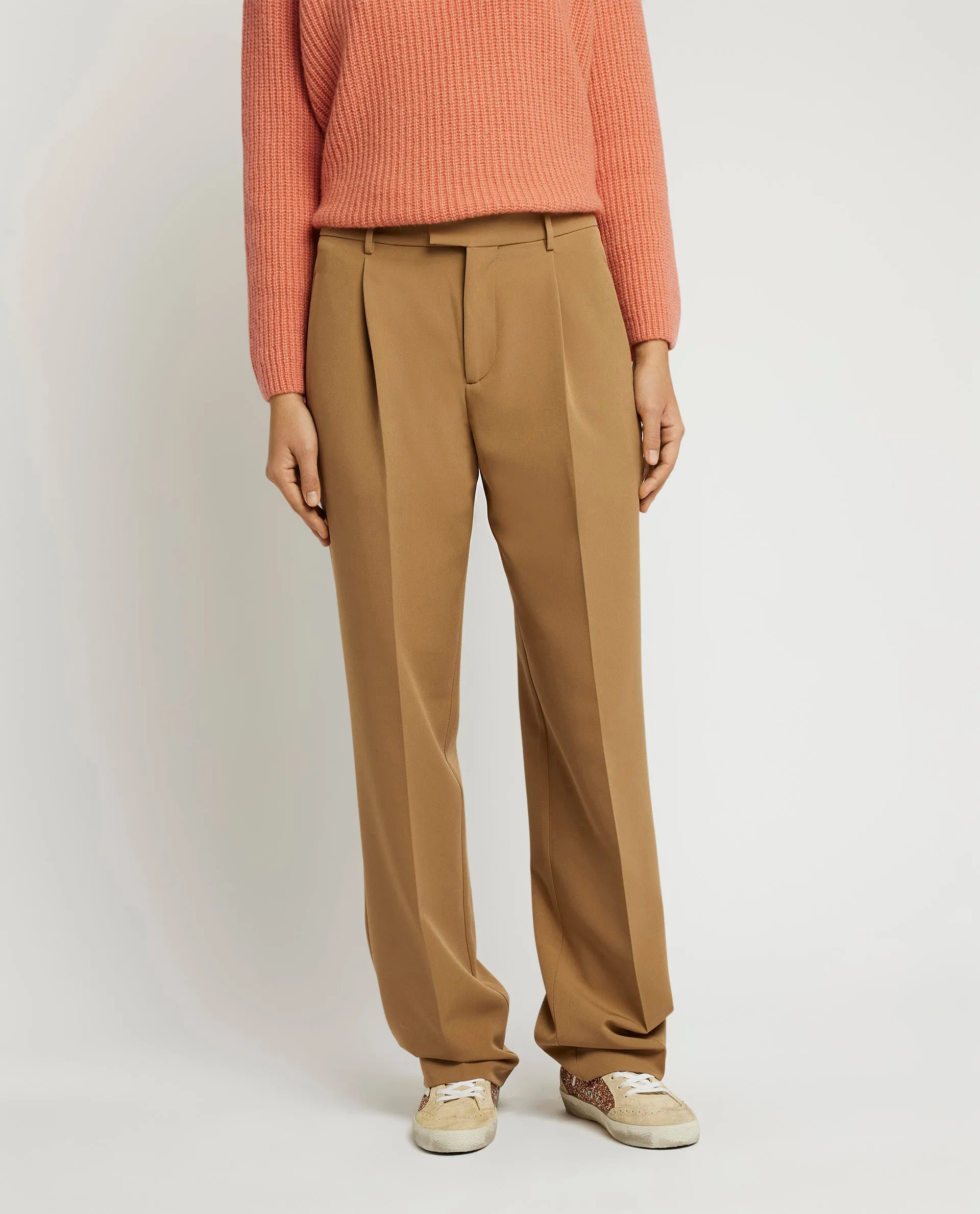 Wijde broek - Lichtbruin sold by Pauw Amsterdam product image thumbnail 2