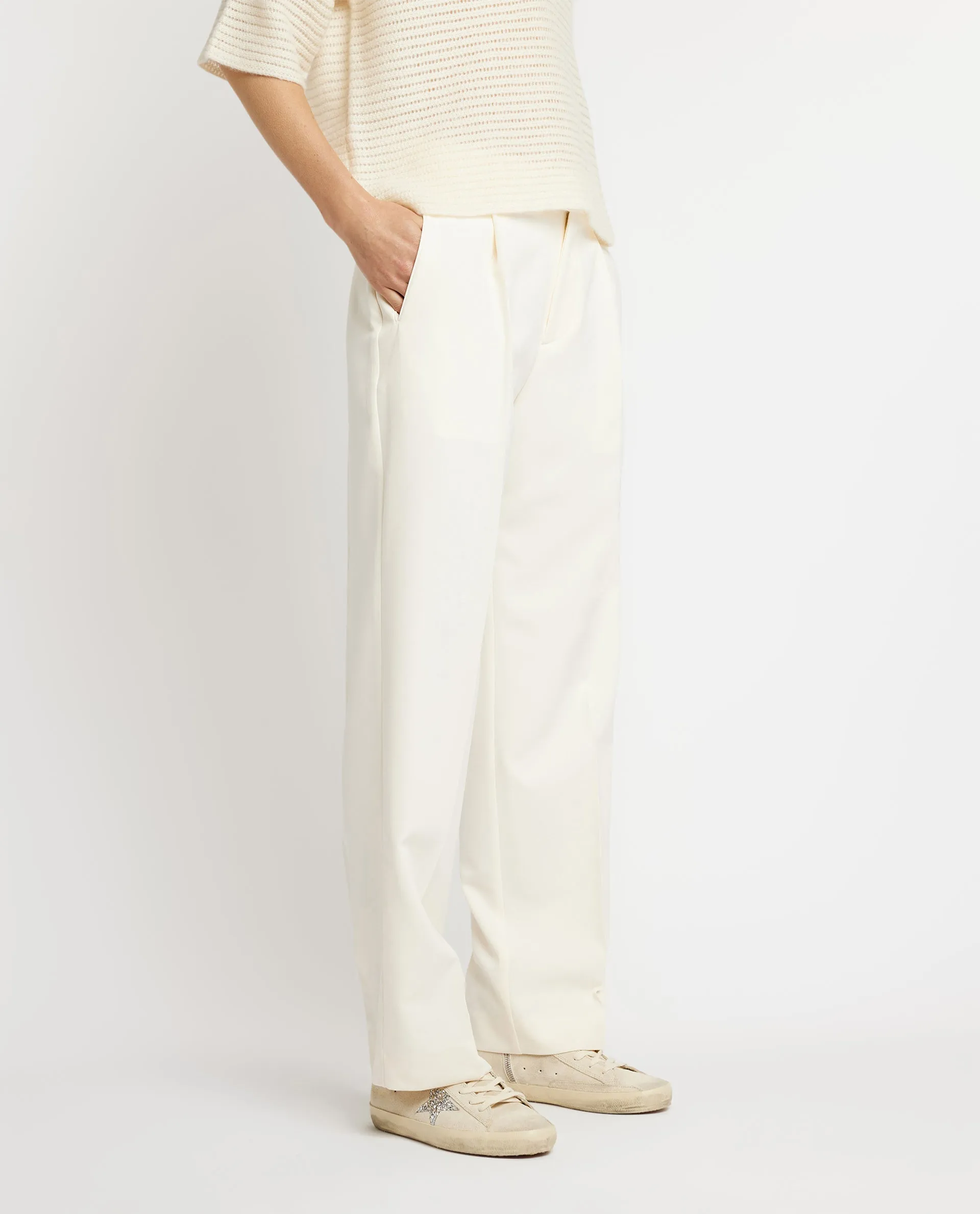 Wijde broek - Ecru sold by Pauw Amsterdam product image thumbnail 2