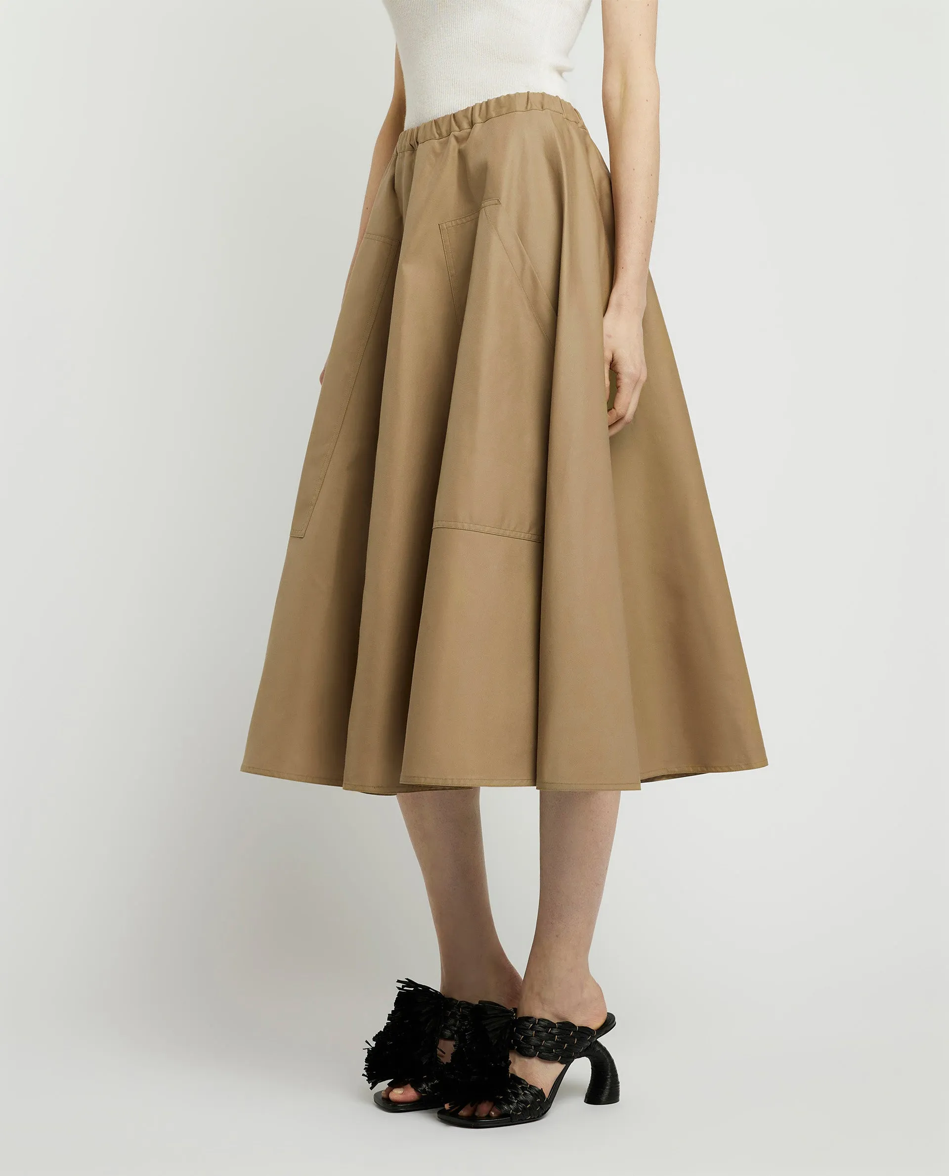 Katoenen midi rok sold by Pauw Amsterdam product image thumbnail 4