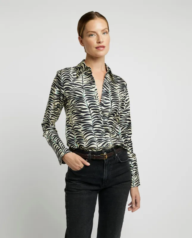 Zijden blouse sold by Pauw Amsterdam