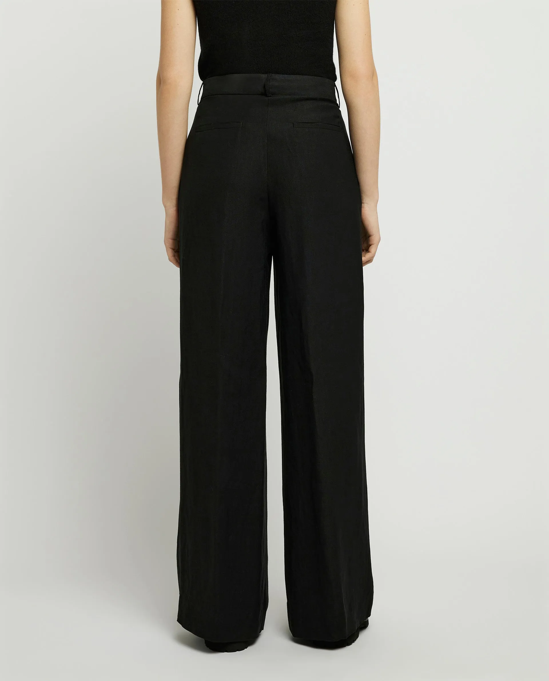 Wijde broek - Zwart sold by Pauw Amsterdam product image thumbnail 4