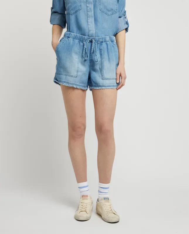 Tencel broekje - Blauw sold by Pauw Amsterdam