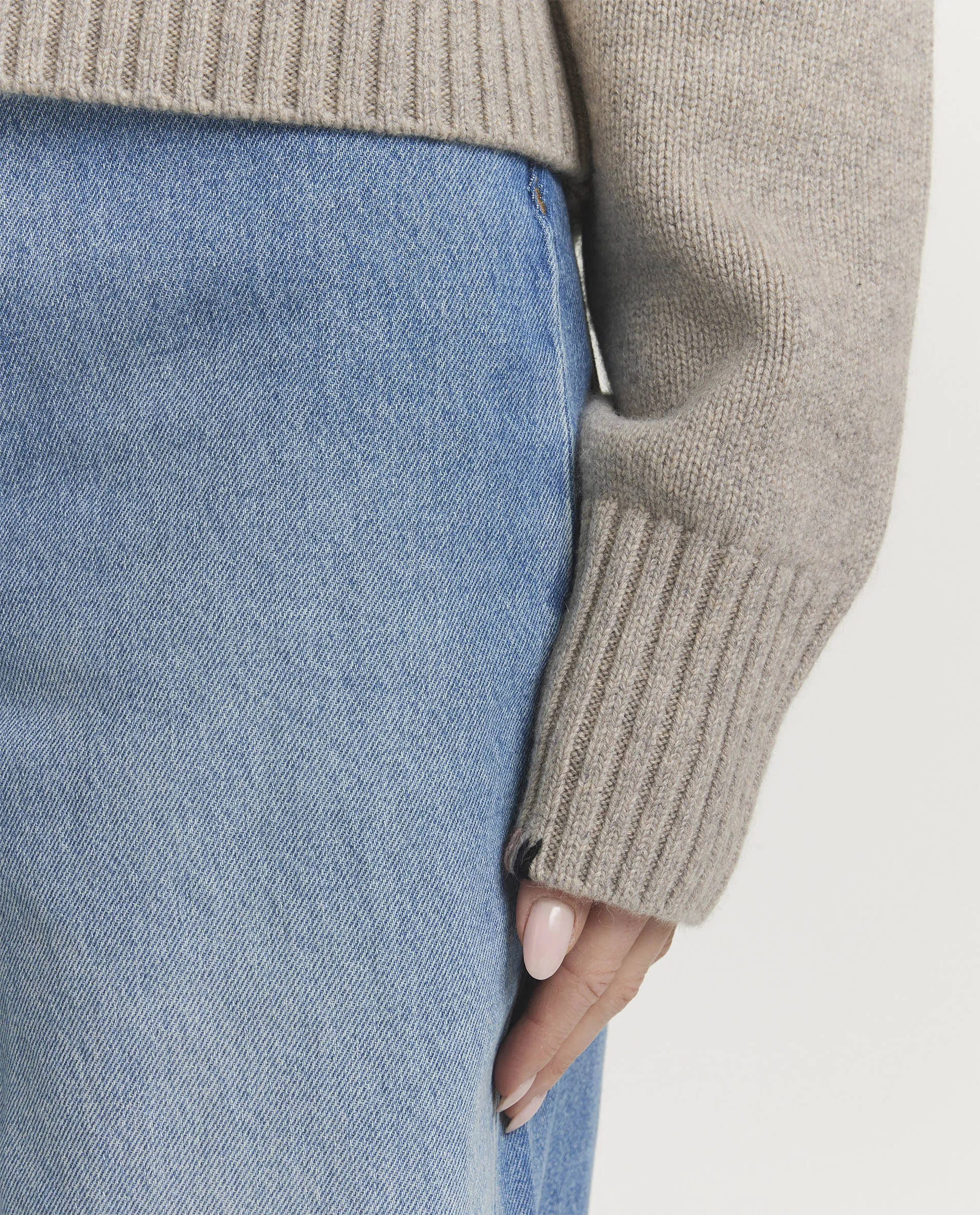 Cashmere sweater - Grijs sold by Pauw Amsterdam product image thumbnail 2